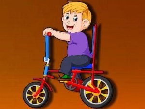 Cartoon Bike Jigsaw Puzzle