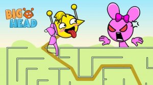 Big Head Maze Puzzle Game