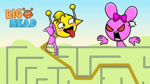 Big Head Maze Puzzle Game