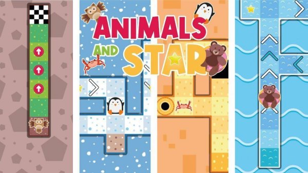 Animals and Star Puzzle Adventure