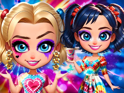 Tie Dye Color Fashion Game