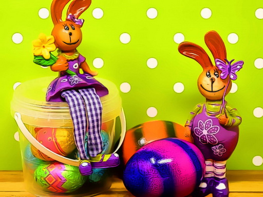 Easter Bunnies Jigsaw Puzzle