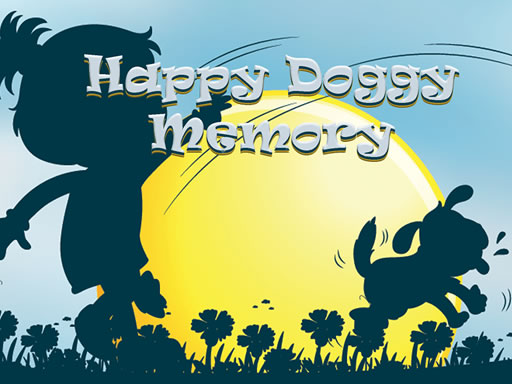 Happy Dog Memory Puzzle Game