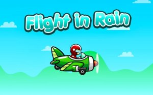 Flight in Rain - Arcade Flyer