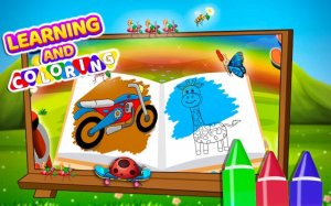 Learning and Coloring For Kids: Educational Games