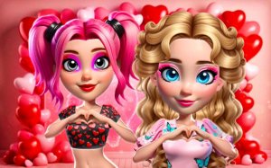 Vibrant Hearts Glamour vs Punk Fashion Game Online