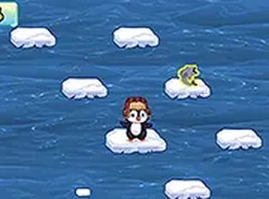 Frosty Penguin Platform Hopper