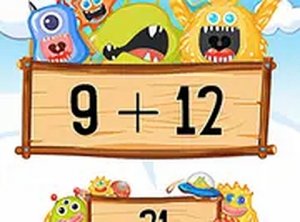 Monster Math Quiz for Kids
