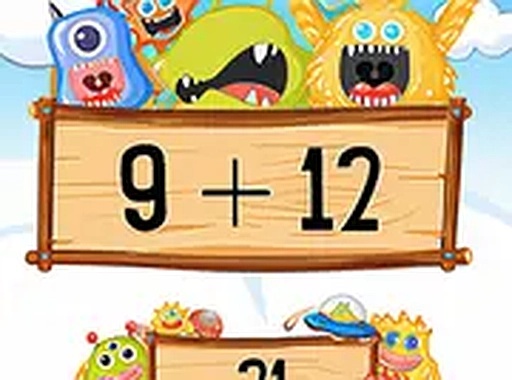 Monster Math Quiz for Kids