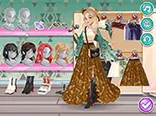 Festival Boho Dress Up Game