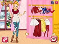 Winter Shopping Dress Up Game