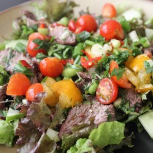 Thai-Inspired Steak Salad With Citrus Herb Marinade