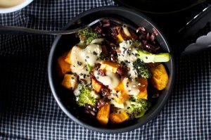 Weeknight Reset: Roasted Veggie Bowl with Miso Dressing