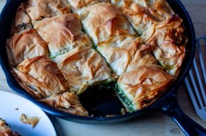Home Cooks Crack the Code to Crispy Spanakopita With a Simple Skillet Trick